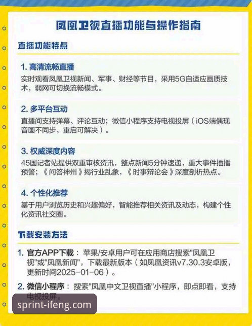 体育赛事预告 凤凰体育赛事直播预告功能详解:如何精准掌握全球体坛动态